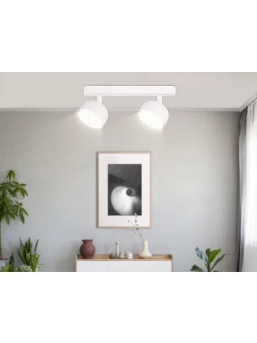 AMBRELLA LIGHT Светильник точечный спот потолочный в кухню, белый, фото 5
