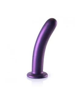 Фиолетовый фаллоимитатор Smooth G-Spot - 17,7 см