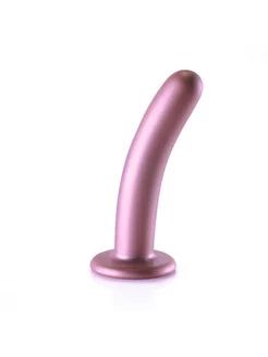 Розовый фаллоимитатор Smooth G-Spot - 15 см