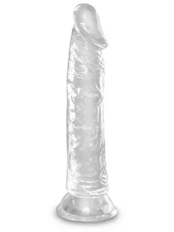 Прозрачный фаллоимитатор 8 Inch Dildo - 21,8 см