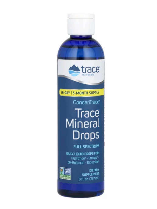 Trace Minerals Research Trace Mineral Drops, микроэлементы в каплях, 237мл