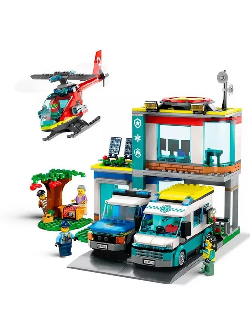 LEGO Конструктор Сити Полицейская академия 8013 905 дет, голубой, фото 3