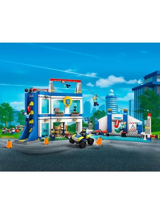 LEGO Конструктор Сити Полицейская академия 8013 905 дет, голубой, фото 5