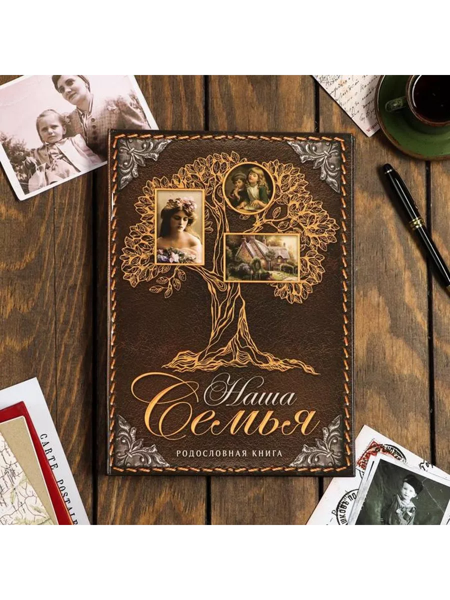 Родословная книга «Наша Семья», 50 листов, 22 х 31 см