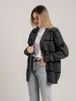 Кардиган вязаный на пуговицах oversize Arika CH 219657761 купить за 1 449 ₽ в интернет-магазине Wildberries