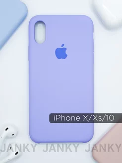 Чехол на iPhone X, Xs, 10 с яблоком Janky 219665311 купить за 262 ₽ в интернет-магазине Wildberries