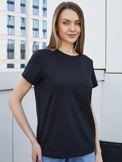 Футболка базовая однотонная Cave 219675344 купить за 657 ₽ в интернет-магазине Wildberries