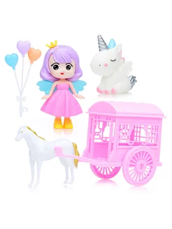 Кукла с каретой и лошадью URAL TOYS 219749682 купить за 418 ₽ в интернет-магазине Wildberries