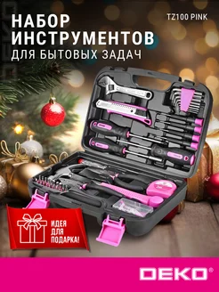 Набор инструментов для дома DEKO TZ100 PINK розовый 100шт. DEKO 219787238 купить за 1 470 ₽ в интернет-магазине Wildberries