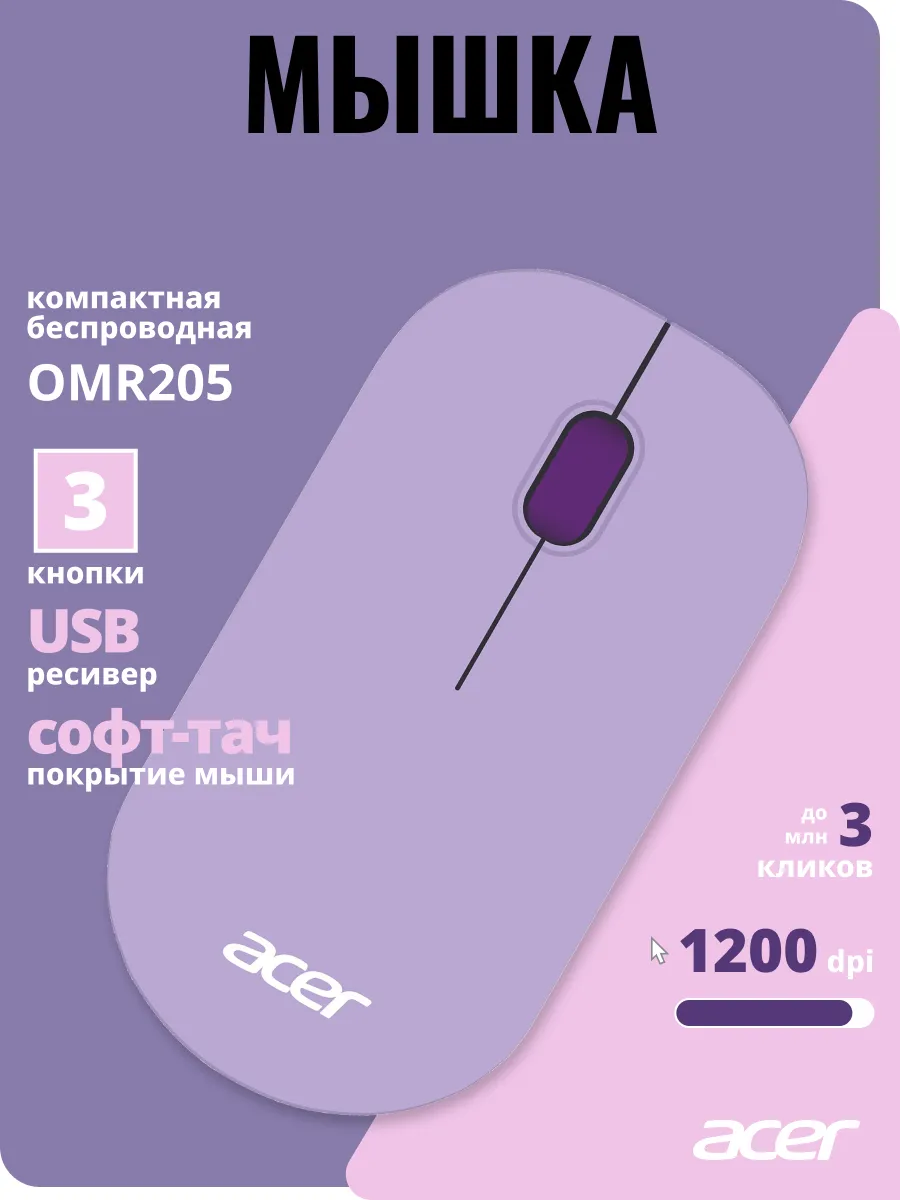 Мышь беспроводная OMR205