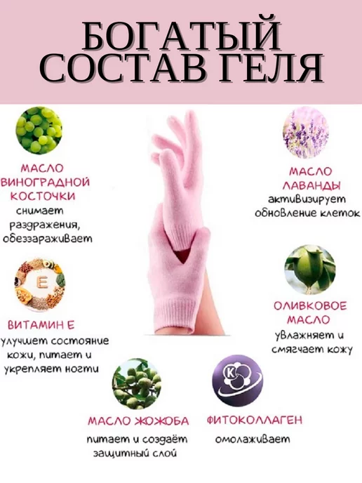 GAN Beauty Перчатки гелевые увлажняющие, вариант, фото 3