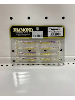 Силиконовые приманки Diamond Easy Shiner PRO 2 Violet Shad магазин Червяк 219849657 купить за 430 ₽ в интернет-магазине Wildberries