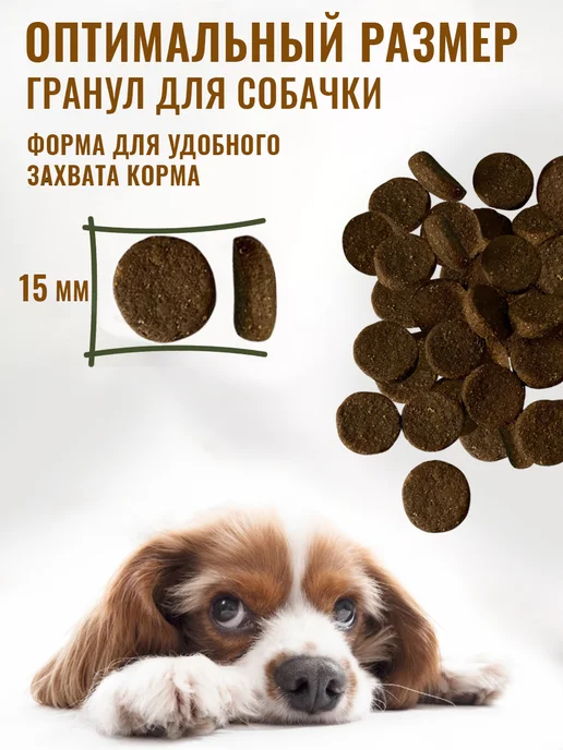 Сухой корм Деревенские лакомства для собак, утка, 2 кг, фото 2