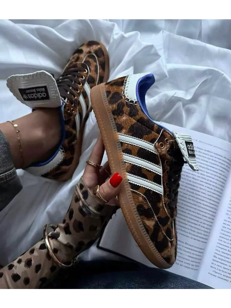 Кроссовки Adidas Samba Leopard Wales Bonner New SEra 219876194 купить за 4  089 ? в интернет-магазине Wildberries