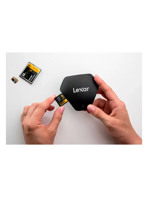 lexar Карт-ридер USB 3.1 Professional Multi-Card 3-in-1, черный, фото 2