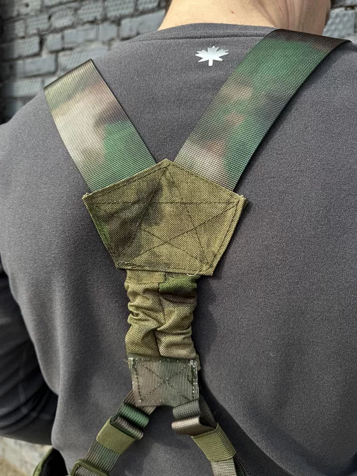 ASILAtactical Тактические лямки для пояса разгрузочного боевого Варбелт, серый, фото 6