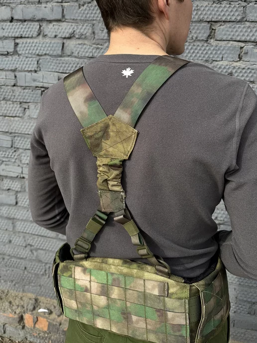ASILAtactical Тактические лямки для пояса разгрузочного боевого Варбелт, серый, фото 7