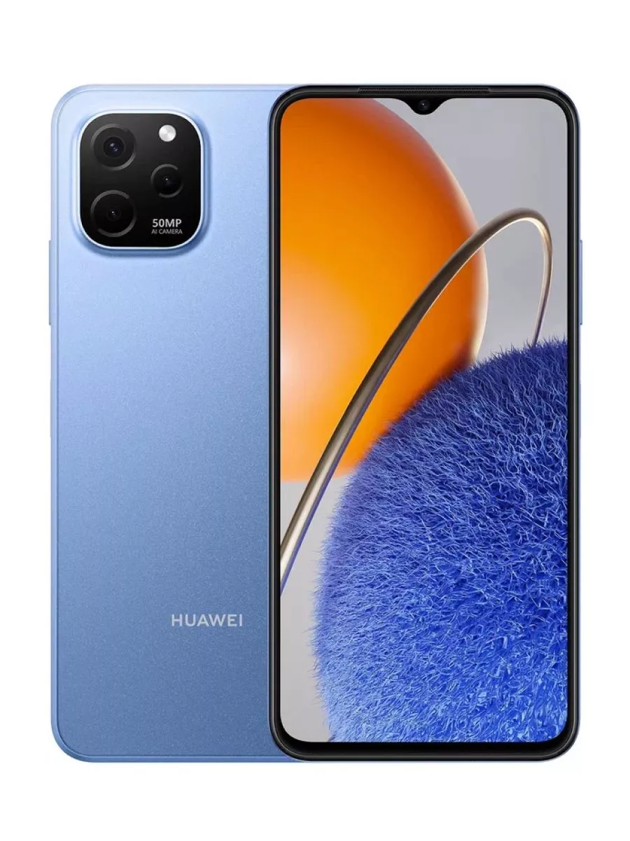 Смартфон nova Y61 4+128 Gb Blue 51097SXA Huawei 219926004 купить за 9 261 ₽  в интернет-магазине Wildberries