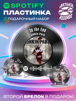 Спотифай постер Linkin Park, брелок Linkin Park - In the end