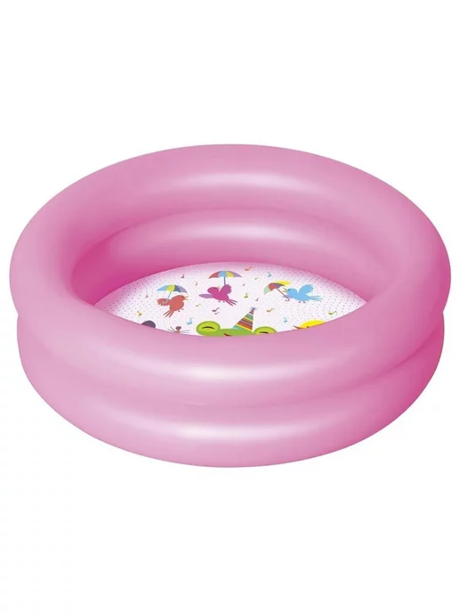 Bestway Бассейн надувной дeтский, 61х15см розовый, 61x15 см, фото 3