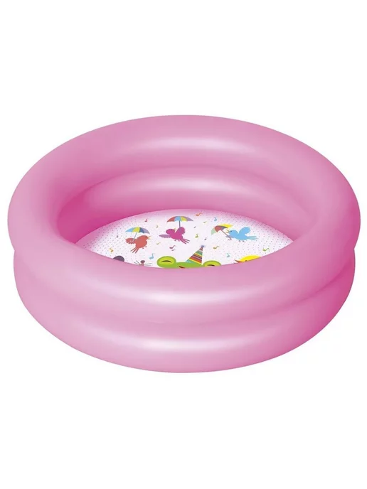 Bestway Бассейн надувной дeтский, 61х15см розовый, 61x15 см, фото 6