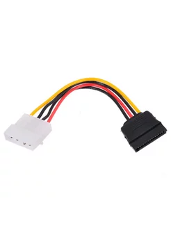 Кабель SATA питание (molex штек - sata гнездо)