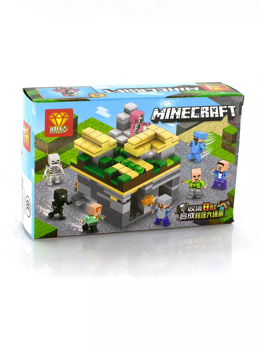 Маленький конструктор LEGO MINECRAFT набор | 46 деталей LEGO 219956652  купить за 234 ₽ в интернет-магазине Wildberries