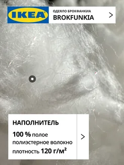 Одеяло 1.5 спальное 150х200 ИКЕА BROKFUNKIA, фото 5