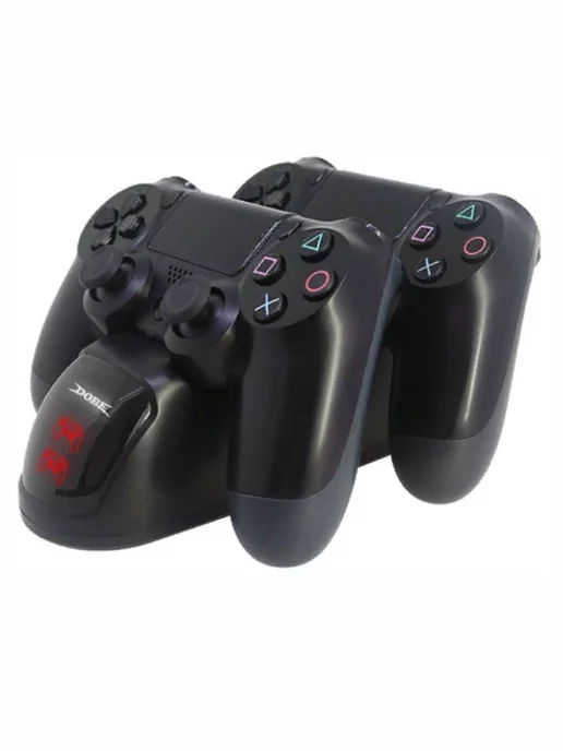 DOBE Зарядная станция для 2 контроллеров PS4,PS4 Slim,PS4 PRO, черный, фото 7