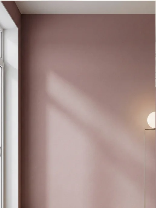 Aturi Design Краска для стен и обоев моющаяся без запаха быстросохнущая, розовый, фото 2