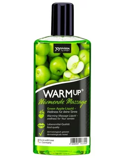 Массажное масло WARMup Green Apple с ароматом яблока - 150 м