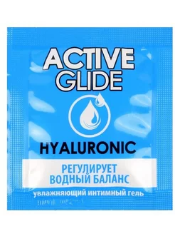 Лубрикант на водной основе Active Glide с гиалуроновой кисло