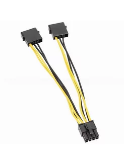 Переходник для питания процессора 2 molex - 8 pin