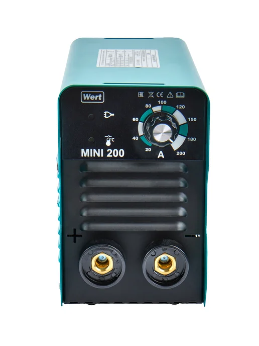 WERT Сварочный аппарат инверторный MINI 200 А, голубой, фото 4