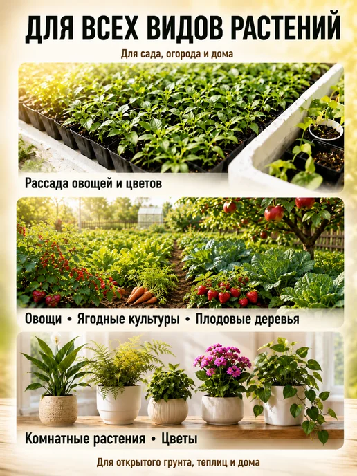 АЛТАЙ ФЕРМЕР Костная мука удобрение для рассады и огорода 5 кг, 5 кг, фото 3
