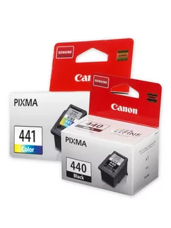 Набор оригинальных картриджей PG-440 (Bk) и CL-441 (Color) CANON 220050160 купить за 3 337 ₽ в интернет-магазине Wildberries