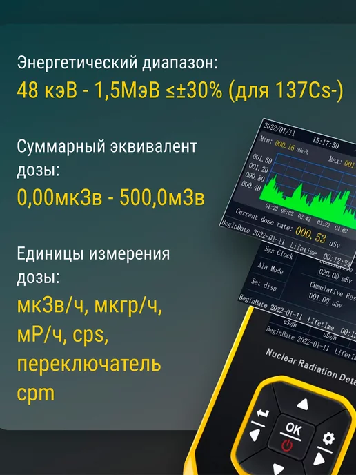 fnirsi Дозиметр GC-01, вариант, фото 2