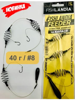 Донная оснастка Feeder на карася - новый «Убийца Карася» FISHLANDIA 220072404 купить за 239 ₽ в интернет-магазине Wildberries