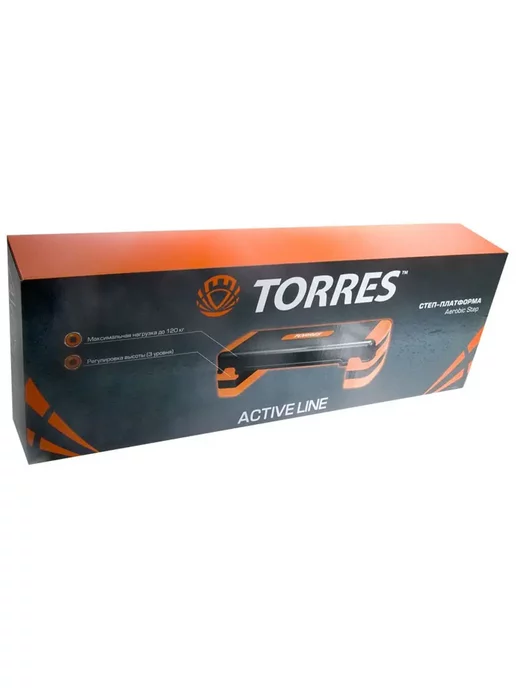 Torres Степ-платформа AL1023, три уровня 15 20 25 см, оранжевый, фото 6