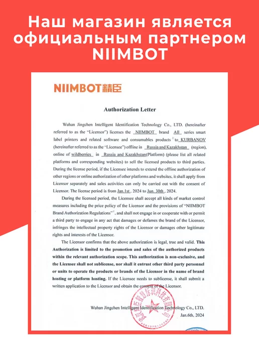 Niimbot Термопринтер для этикеток и наклеек, вариант, фото 4