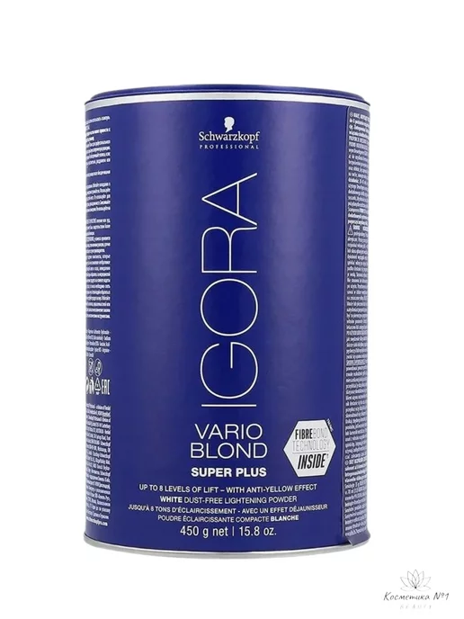 Schwarzkopf professional Порошок для волос осветляющий VARIO BLOND SUPER PLUS 450 г, 450 г, фото 6