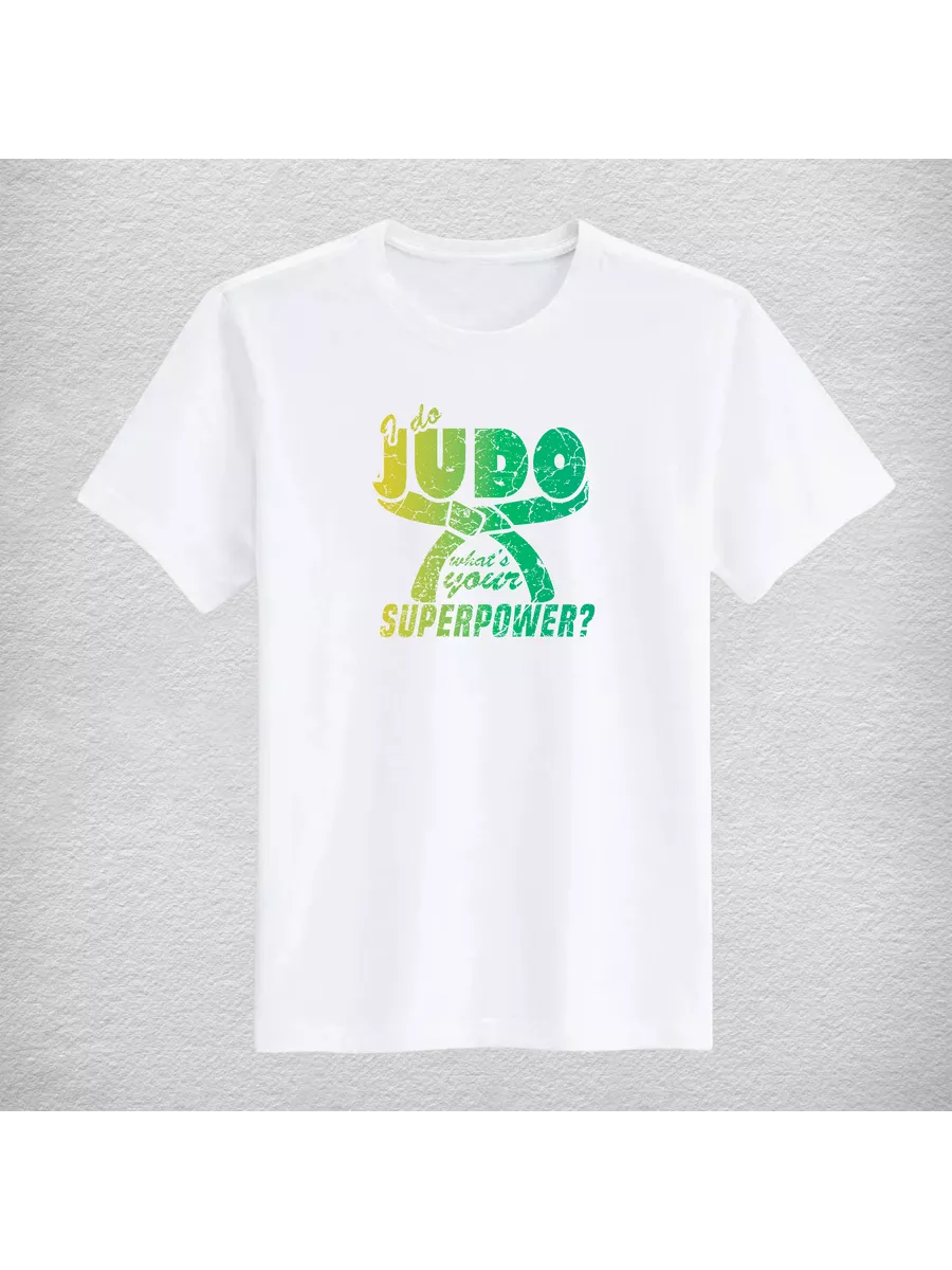 Футболка с принтом дзюдо judo