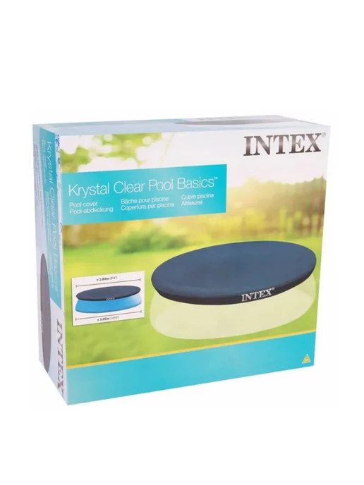 Intex Тент для бассейнов с надувным верхом 305см, синий, фото 4