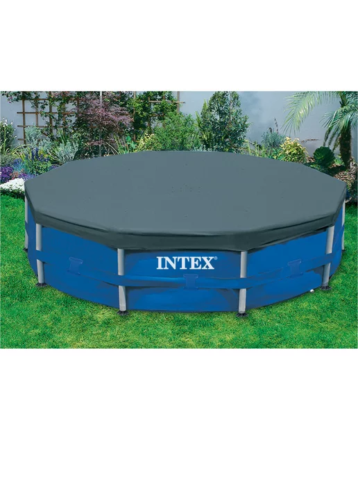 Intex Тент для бассейна Round Metal Frame 305x305x20 см, 305x305x20 см, фото 3