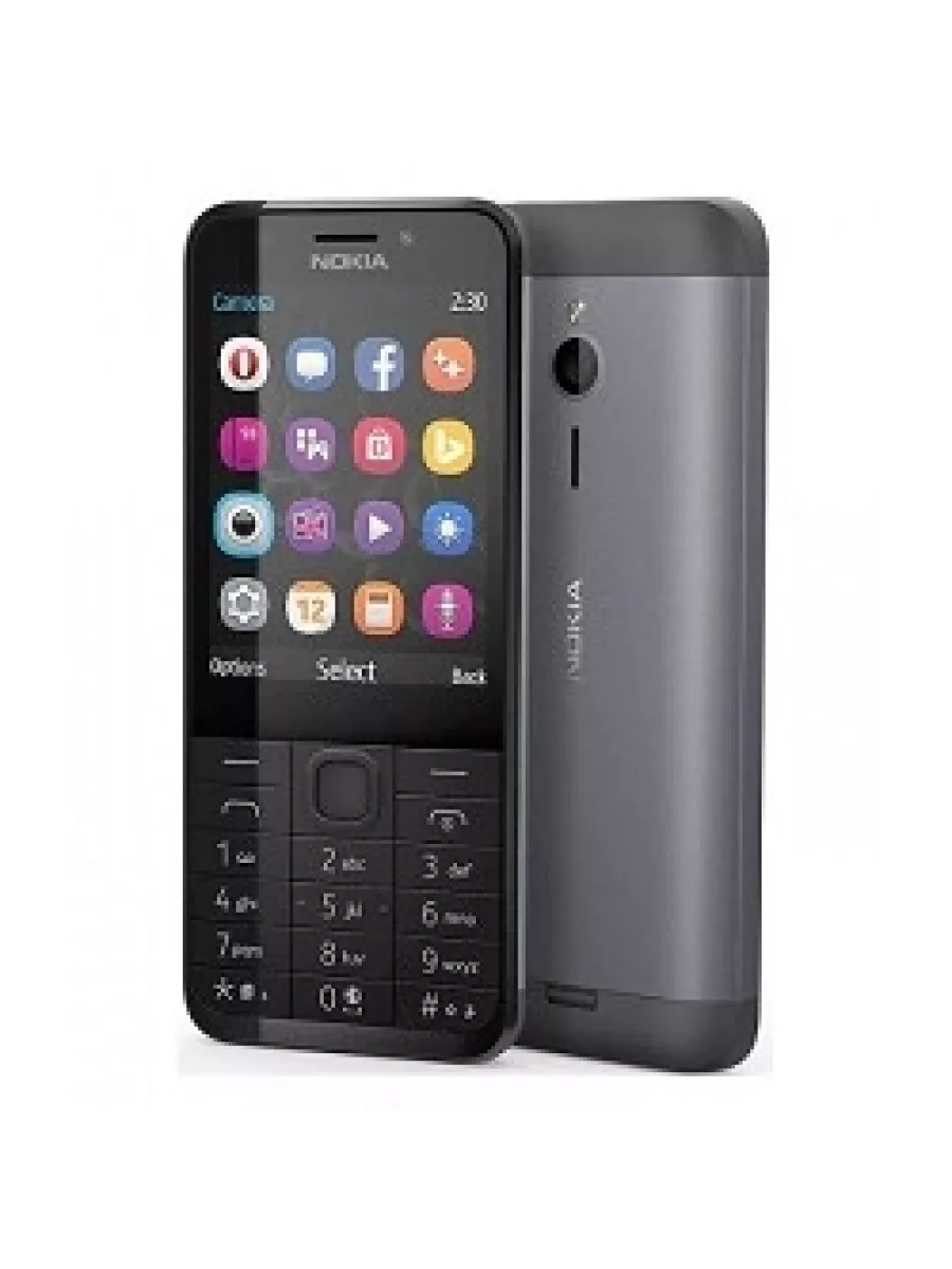 Мобильный телефон NOKIA 230 DS Black Silver Nokia 220115545 купить в  интернет-магазине Wildberries