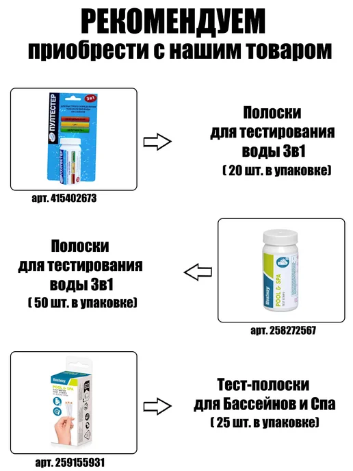 Маркопул Кемиклс Средство для чистки бассейна Мультиэкт 5 в 1 М65, вариант, фото 3