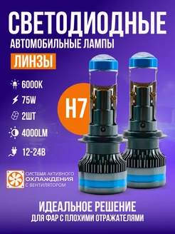 Led лампы для автомобиля линзованные H7 mini лед линзы ZMB Salimova 220189105 купить за 2 370 ₽ в интернет-магазине Wildberries