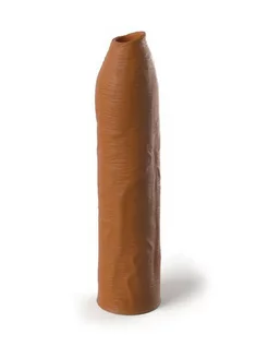 Кофейная насадка-удлинитель Uncut Silicone Penis Enhancer -