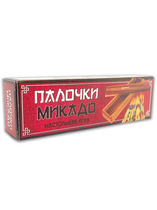Logica Игра настольная "Палочки Микадо" - Деревянная коробочка, вариант, фото 7