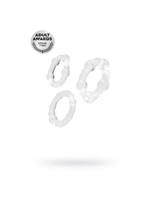 A-Toys by TOYFA Набор колец TOYFA A-toys, Прозрачный, 3,5 3 2 см, прозрачный
